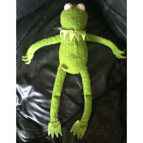 Vintage Kermit the Frog 1976 Fisher Price #850 Jim Henson Muppets Doll Toy 19" - Picture 5 of 13